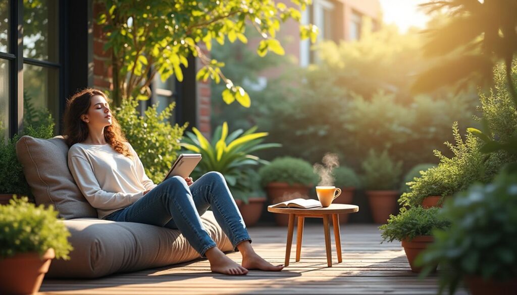 Faire une pause respiration profonde en terrasse : le guide pour se détendre