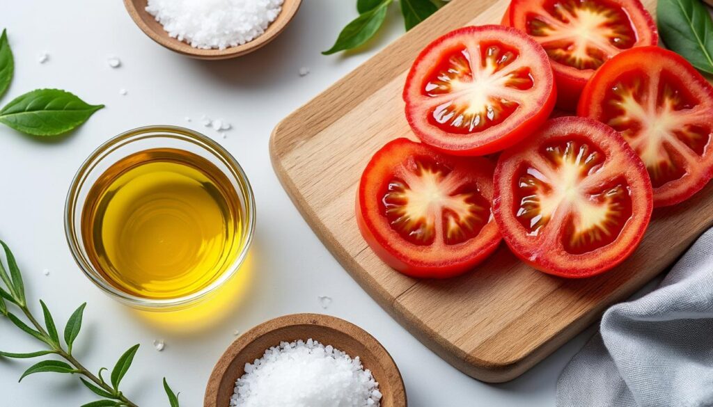 Préparer un snack simple tomates sel huile d’olive : recette rapide et délicieuse